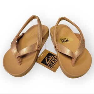 NEW Reef, Cushion Court Sandals, Toddler Sz 3/4
